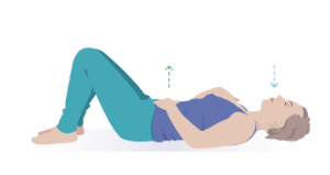 physio Back pain exercise Diaphragm Breathing
